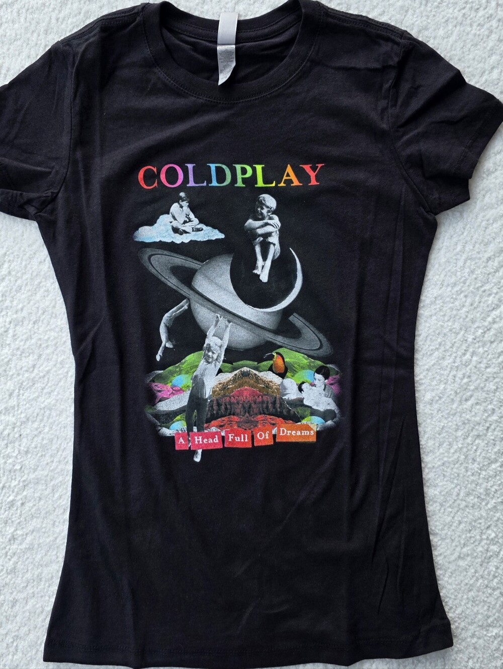 Coldplay Band T-shirt A Head Full Of Dreams Size Small
